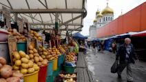 أسواق مدينة روستوف أون دون في روسيا (فرانس برس)