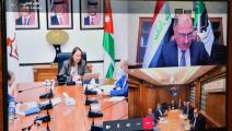 وزراء صناعة وتجارة الأردن ومصر والعراق في جلستهم عبر الإنترنت (بترا)