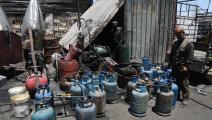 أسطوانات الغاز في سورية (الأناضول)