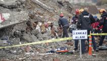 زلزال وفرق إنقاذ في تركيا (سيدار جان إيرين/ الأناضول)