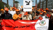 جانب من احتجاجات سابقة ضد ارتفاع أسعار المحروقات بالمغرب/ فرانس برس