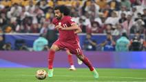 سجل أكرم عفيف هدفاً في شباك منتخب الأردن بنهائي كأس آسيا