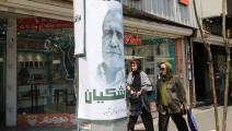في أحد شوارع طهران، أول من أمس الثلاثاء (فاطمة بهرمي/الأناضول)