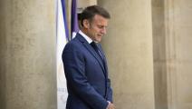 انتخابات فرنسا/إيمانويل ماكرون في الإليزيه، 26 يونيو 2024 (ريمون هازن/Getty)