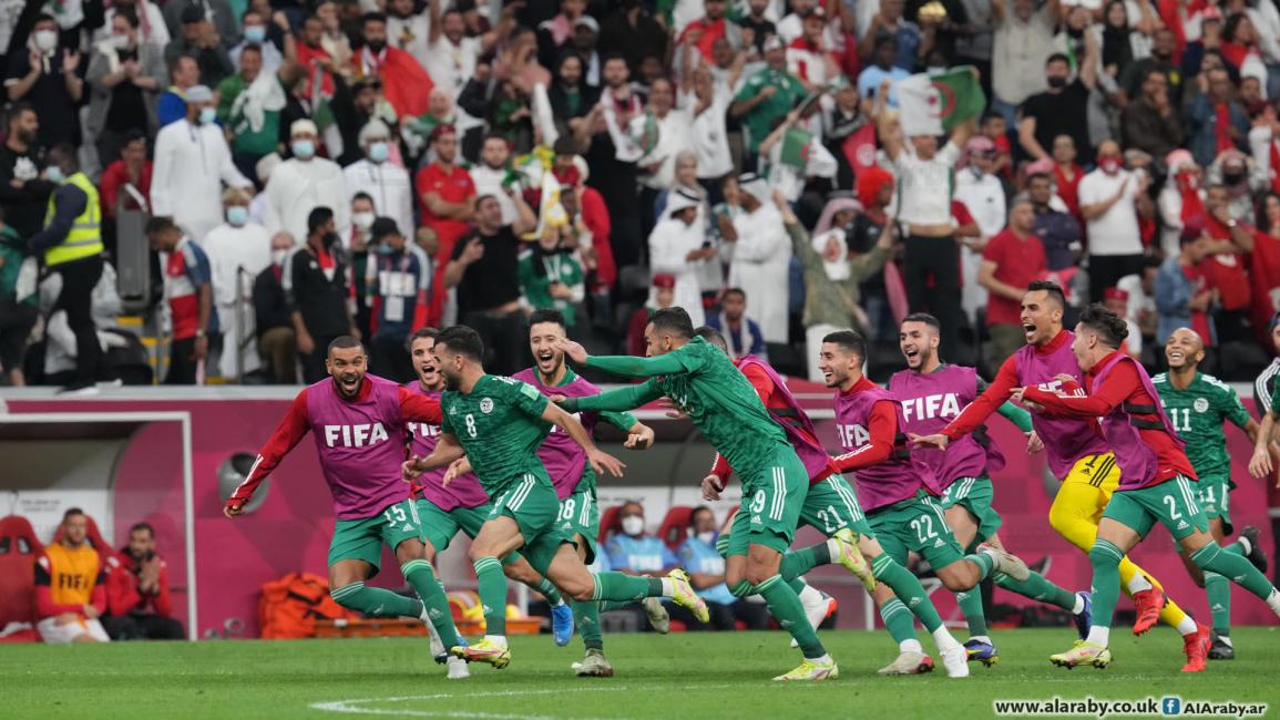 اللقب الأول لمنتخب الجزائر في بطولة كأس العرب (حسين بيضون/العربي الجديد)