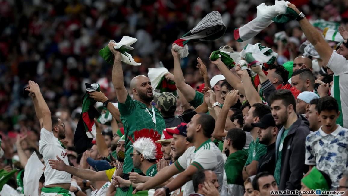 فرحة جماهير الجزائر بالتتويج