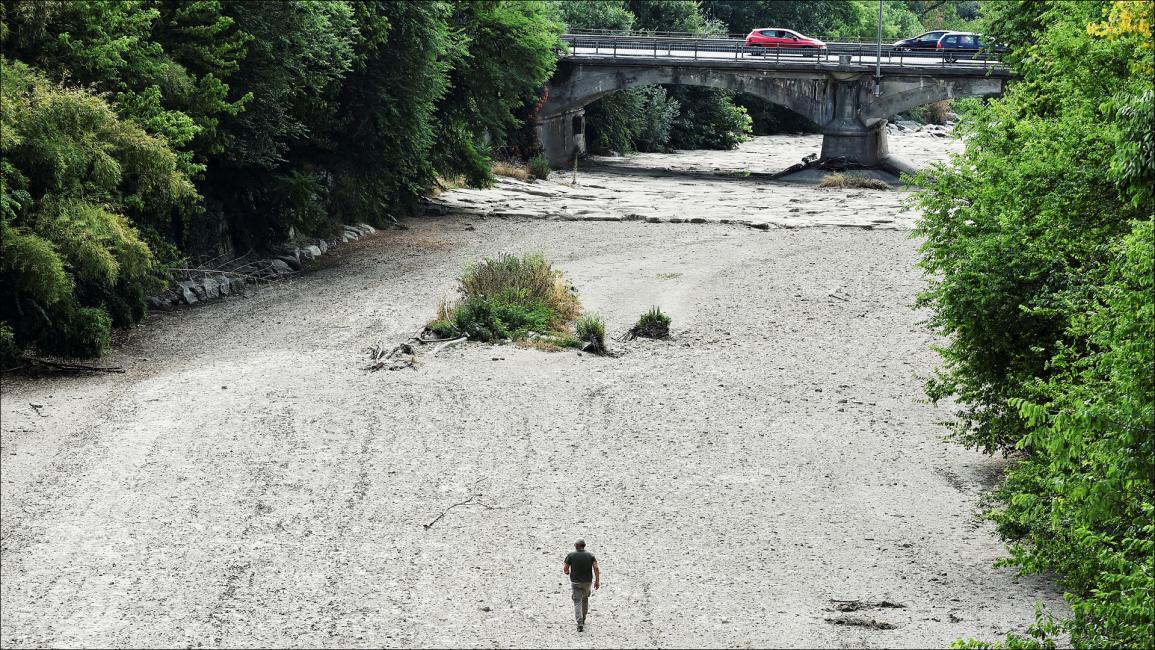 أطول نهر في إيطاليا يعاني أسوأ موجة جفاف منذ 70 عاماً