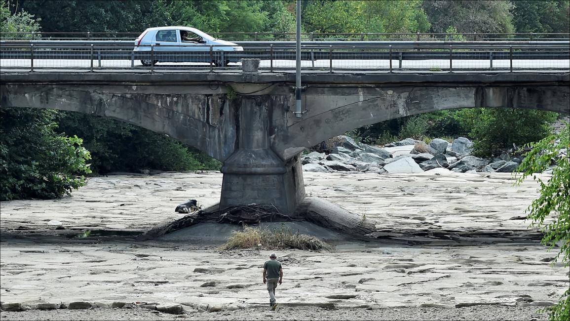 أطول نهر في إيطاليا يعاني أسوأ موجة جفاف منذ 70 عاماً