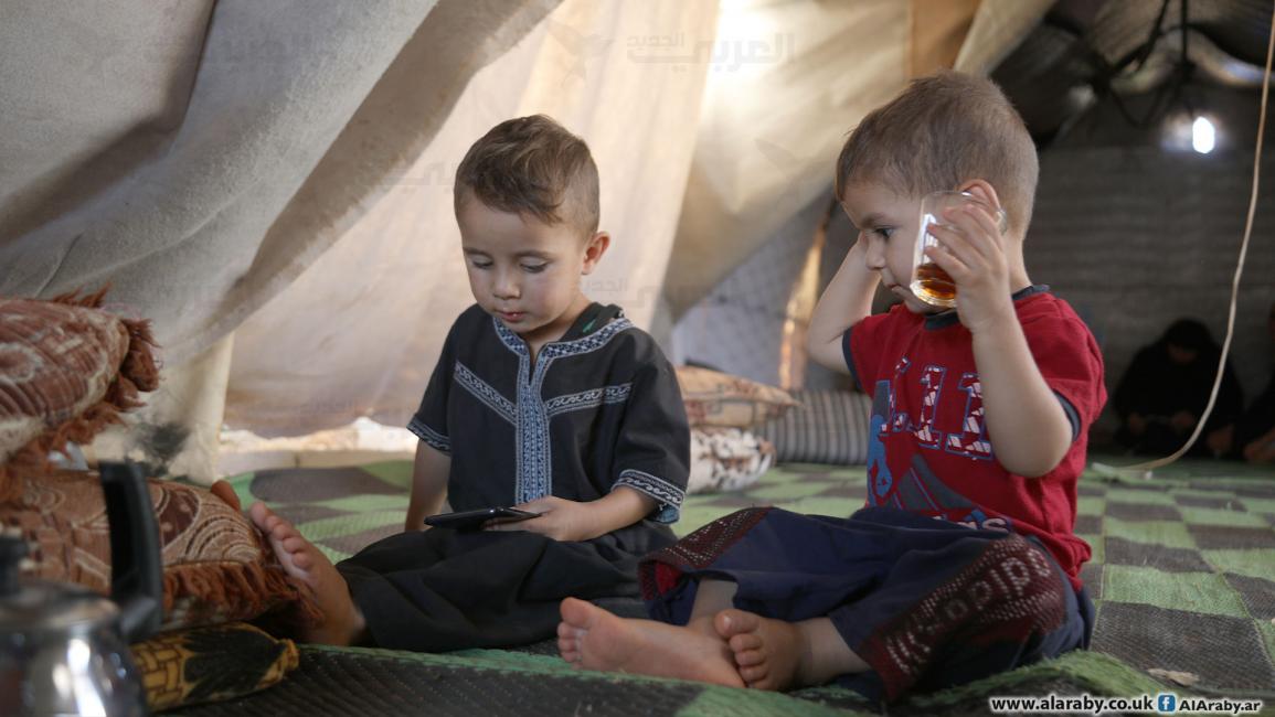 مخيمات النازحين السوريين (عامر السيد علي)