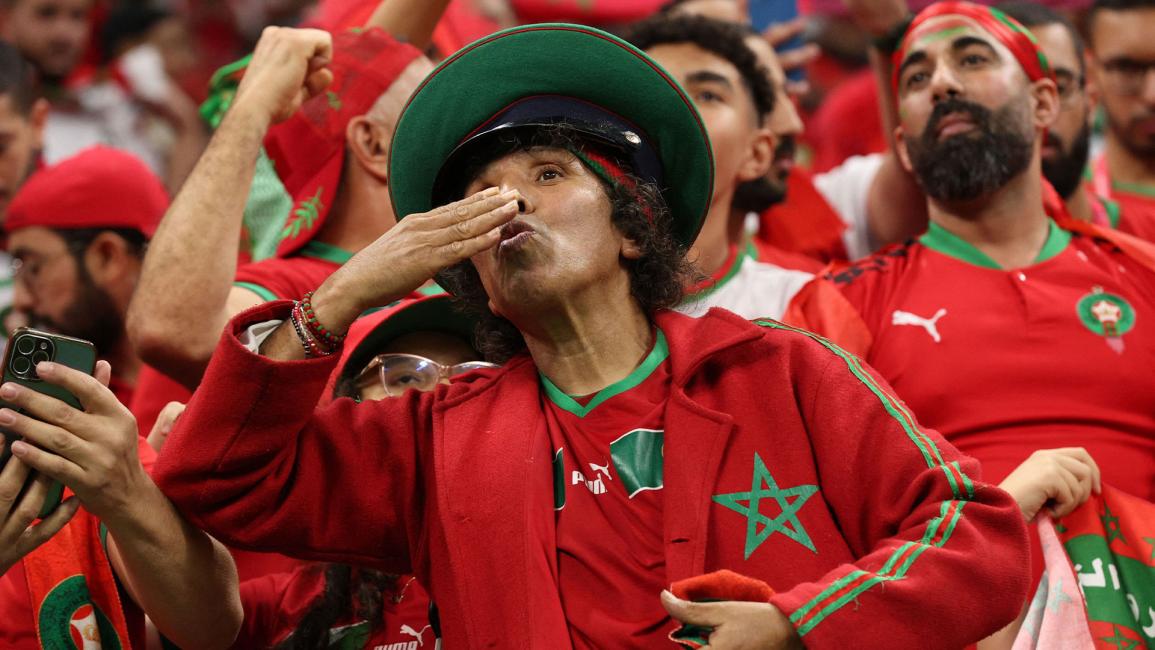 جماهير المنتخب المغربي تصنع الحدث في نصف نهائي مونديال قطر
