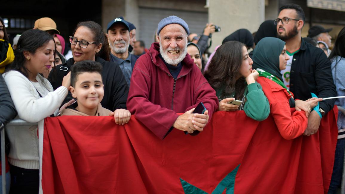 نجح المغرب في كتابة تاريخ جديد للكرة العربية والأفريقية بعد احتلاله المركز الرابع في مونديال قطر (جلال مرشدي/الأناضول)