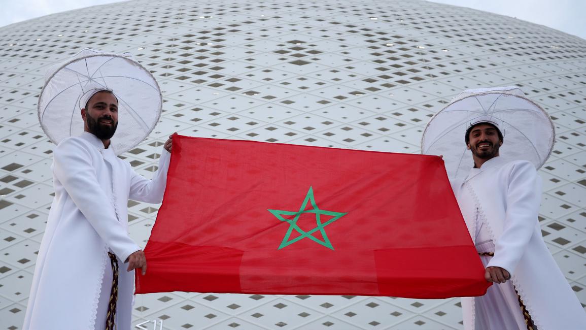 جماهير المنتخب المغربي تخطف الأضواء في استاد الثمامة أمام البرتغال
