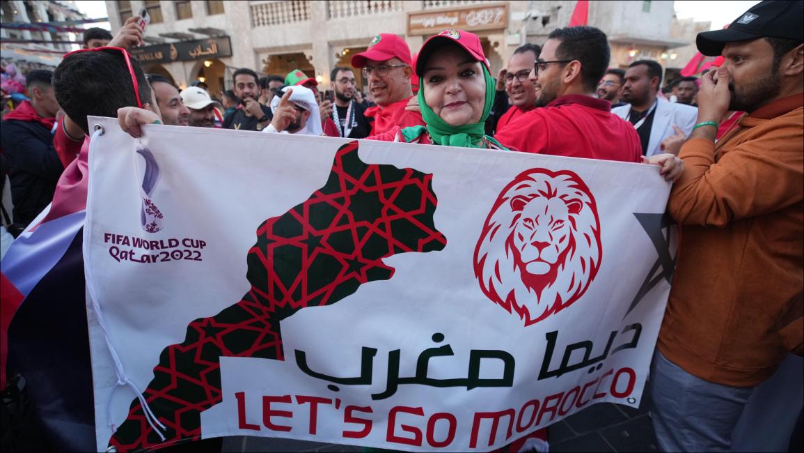أجواء تفاؤل عربي بأسود الأطلس قبل مباراة المغرب وفرنسا