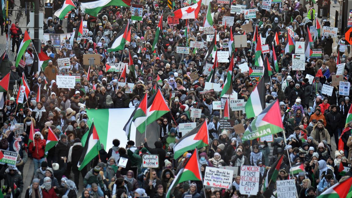 من كندا إلى إندونيسيا.. شعوب العالم تواصل التضامن مع فلسطين