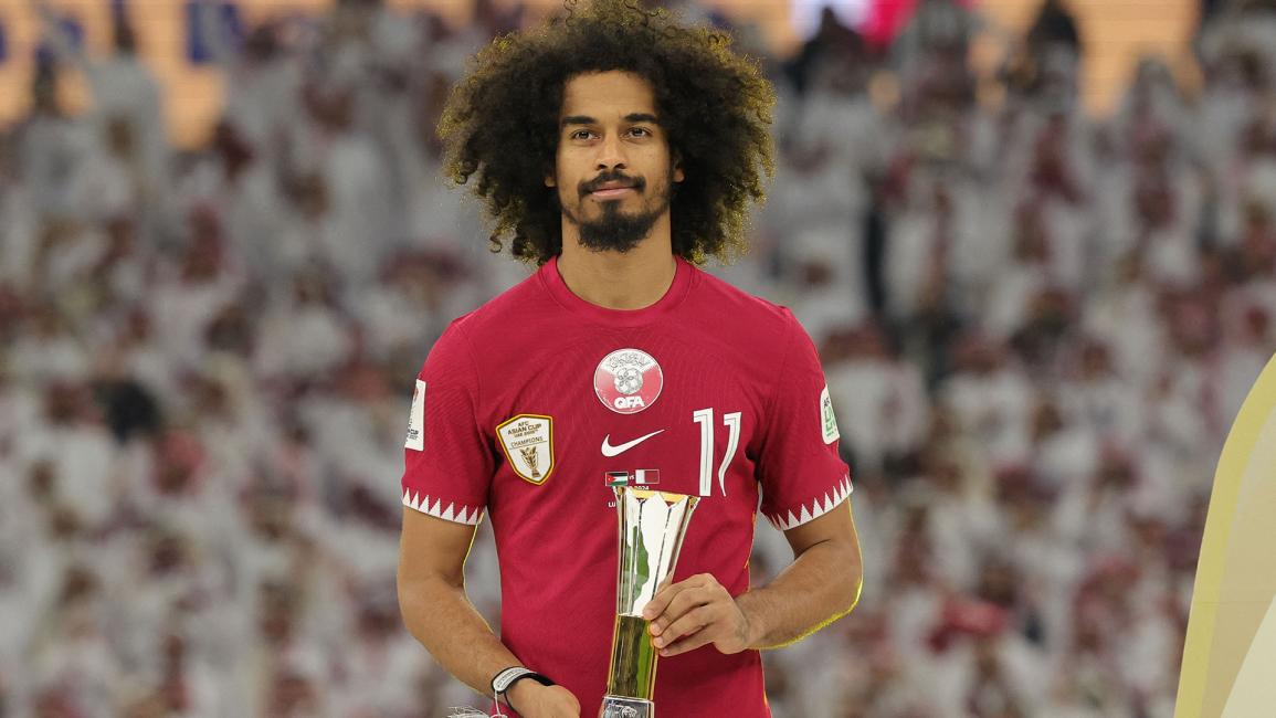 نال القطري مشعل برشم جائزة أفضل حارس في كأس آسيا (روبرت كين فلون/Getty)