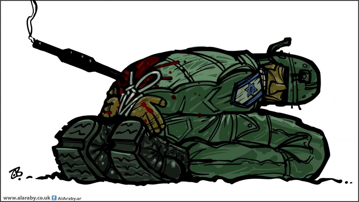 كاريكاتير خسائر جيش الاحتلال / حجاج