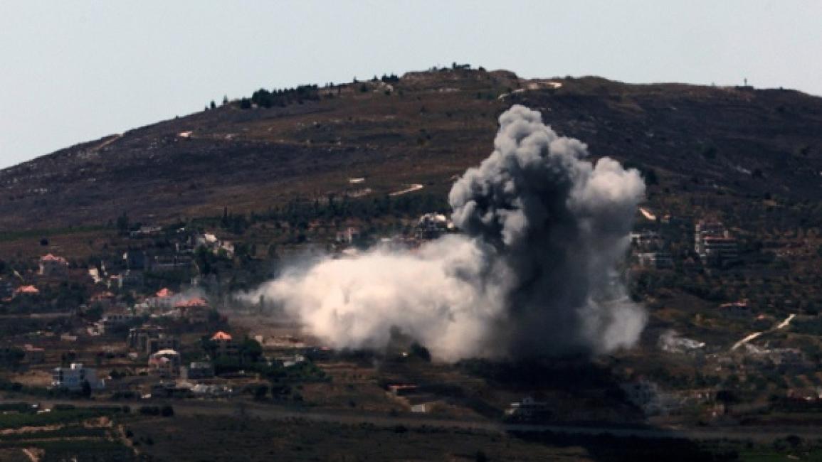 قصف إسرائيلي على جنوب لبنان، 25 يونيو، 2024 (فرانس برس)