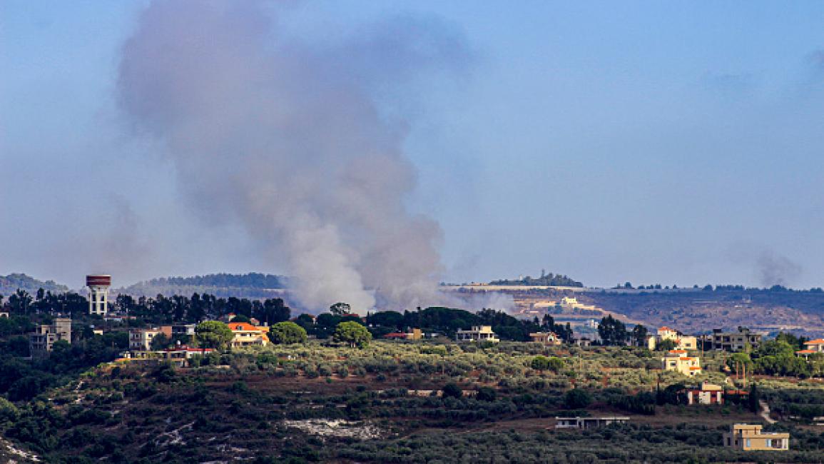 غارة إسرائيلية على قرية البستان اللبنانية، 18 يوليو 2024 (فرانس برس)