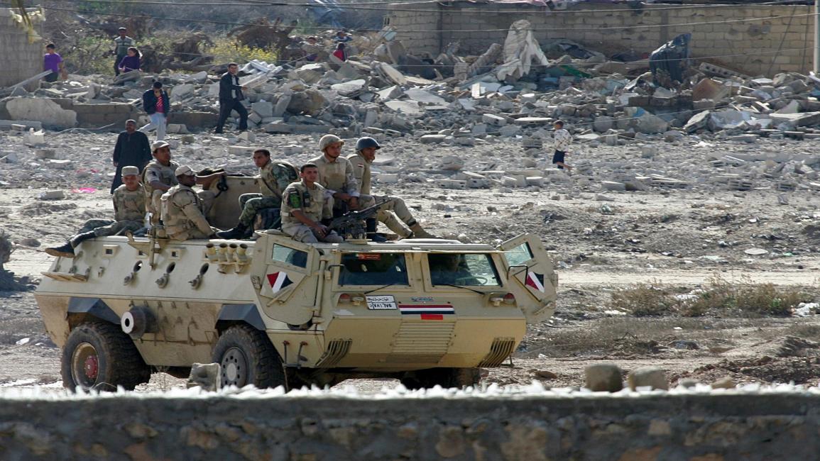 سياسة/الجيش المصري في سيناء/(عبدالرحيم الخطيب/الأناضول)