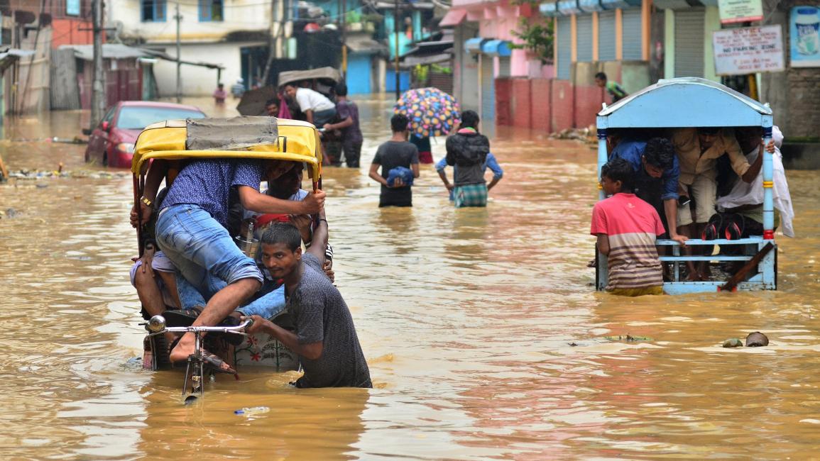 فيضانات في الهند - مجتمع - 29/7/2017