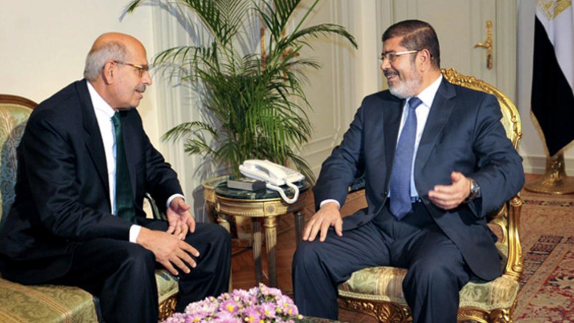 مرسي والبرادعي 