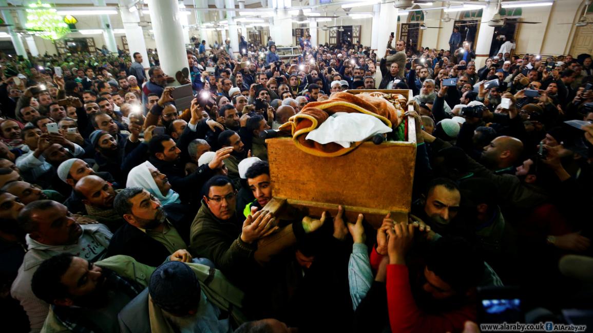 جنازة الشيخ عمر عبد الرحمن في مصر (العربي الجديد)