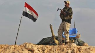 جندي على الحدود العراقية السورية 11 نوفمبر 2018 (فرانس برس)
