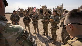 جنود أميركيون في شمال شرق سورية 25 مايو 2021 (Getty)