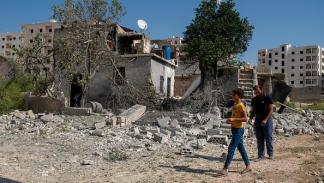 قصف للنظام السوري على ريف إدلب، 10 يونيو 2023 (معاوية أطرش/فرانس برس)