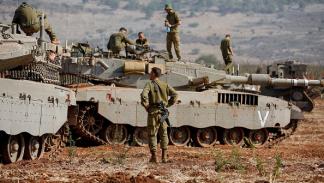 جنود إسرائيليون على الحدود مع لبنان، 24 أكتوبر 2023 (فرانس برس)