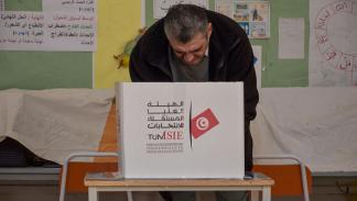 مركز اقتراع خلال انتخابات سابقة في تونس 4 فبراير 2024 (Getty)