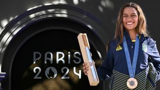 رايسا نالت فضية في أولمبياد طوكيو (العربي الجديد/Getty)