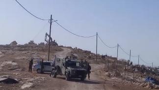 قوات الاحتلال تهدم منازل في قرية بيرين شرقي الخليل / 4 يوليو 2024 (إكس)