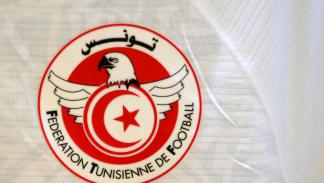 شعار الاتحاد التونسي على قميص المنتخب، 30 نوفمبر/تشرين الثاني 2022 (Getty)