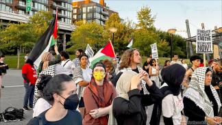 تظاهرة في واشنطن تنديداً بمجازر  غزة / 13 يوليو 2024 (العربي الجديد)