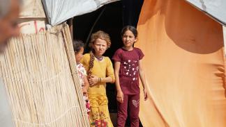 مخيمات النازحين شمالي سورية، يونيو 2024 (Getty)