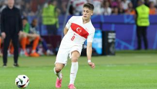 النجم التركي أردا غولر خلال مباراة بلاده أمام هولندا، 6 يوليو 2024 (سيفيرين أيشباور/Getty)