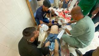 مجمع ناصر الطبي في غزة، 9 يوليو 2024 (الأناضول)