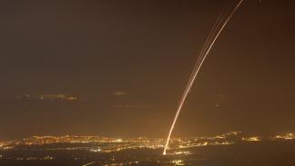 صواريخ أطلقت من جنوب لبنان فوق الجليل الأعلى 15 يوليو 2024 (Getty) 