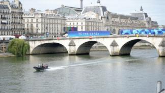 نهر السين في باريس، 25 يوليو 2024 (هوانغ ليانغ/Getty)