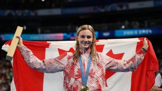حطمت الكندية ماكينتوش الرقم القياسي العالمي بأولمبياد باريس 2024 (إيان ماكنيكول/Getty)