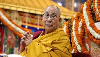 الزعيم الروحي التبتي الدالاي لامافي 24 مايو 2023 (Getty)