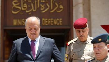 وزير الدفاع العراقي ثابت عباسي، بغداد 18 يوليو 2023 (أحمد الربيعي/فرانس برس)
