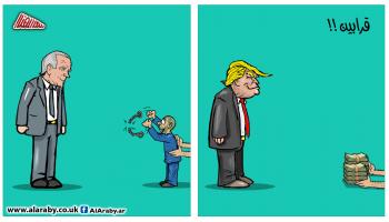 كاريكاتير قرابين ترامب / المهندي