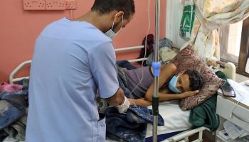مريض سرطان في اليمن (أحمد الباشا/ فرانس برس)