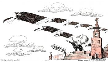 كاريكاتير حرب بوتين / كيغل