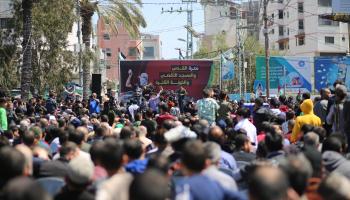 الآلاف يتظاهرون في غزة نصرة للأقصى (عبد الحكيم أبو رياش/ العربي الجديد)