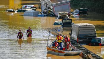 ما بعد فيضانات 2021 في ألمانيا (ساشا شويرمان/ Getty)
