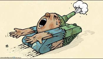 كاريكاتير الحرب الروسية الاوكرانية / حجاج