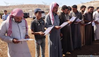 حملة توعية بمخاطر الكوليرا في مخيمات الشمال السوري (العربي الجديد)